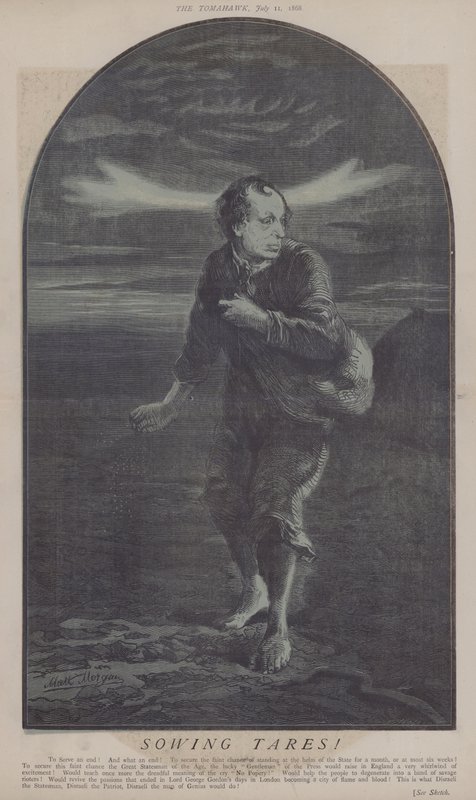 Såning af ukrudt! (farve litho) af Matthew
