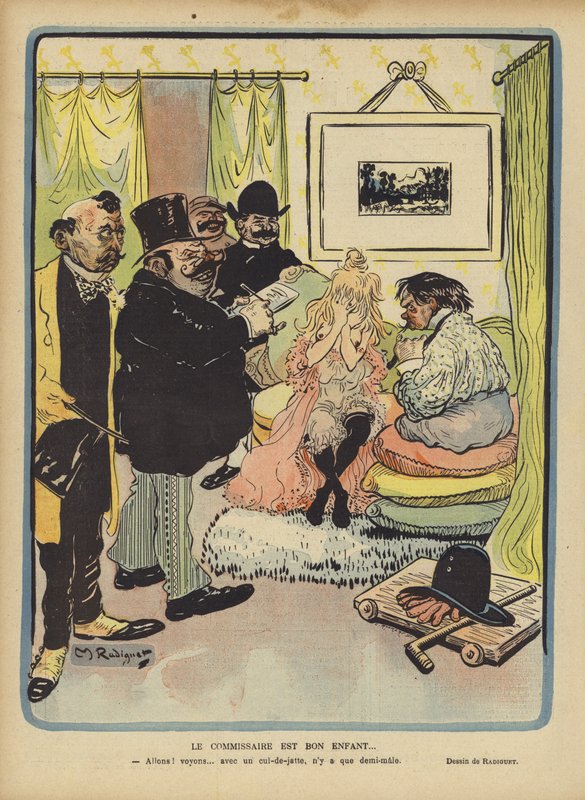 Illustration til Le Rire af Maurice Radiguet