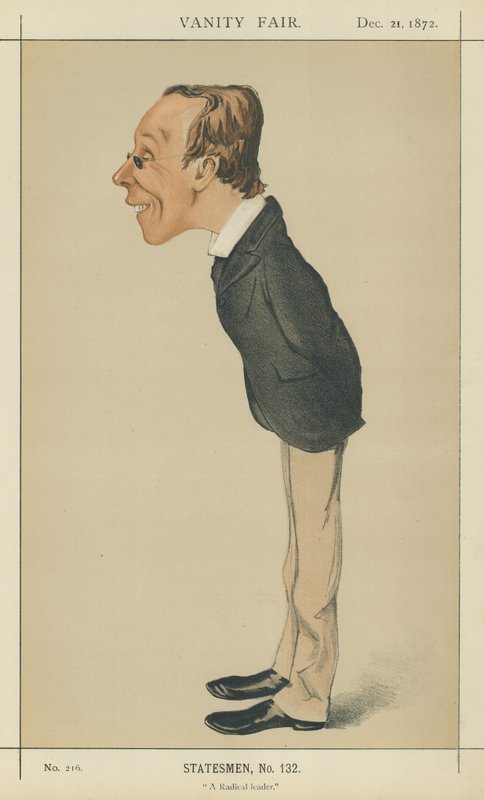 Mr Henry Fawcett (farve litho) af Melchiorre Delfico