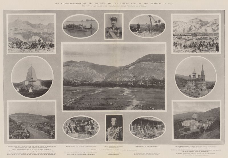 Russernes fejring af forsvaret af Shipka-passet i 1877 af Melton Prior