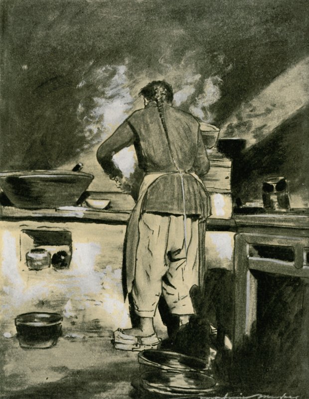 kinesisk kok af Mortimer Ludington Menpes