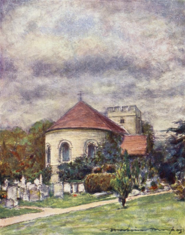 Goring Kirke af Mortimer Ludington Menpes