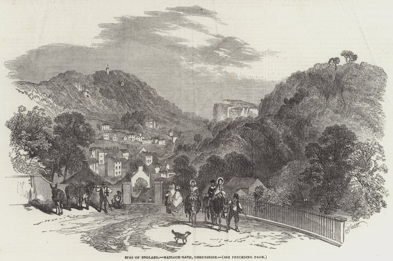Spas of England, Matlock-Bath, Derbyshire af Myles Birket Foster