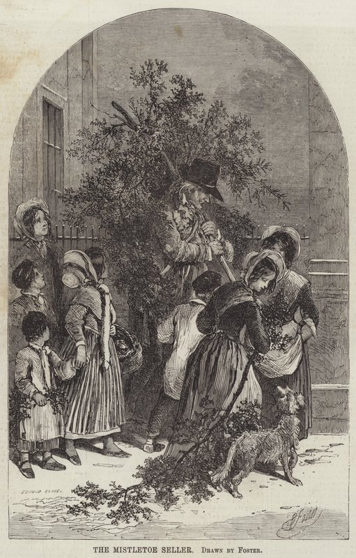 Misteltensælgeren af Myles Birket Foster