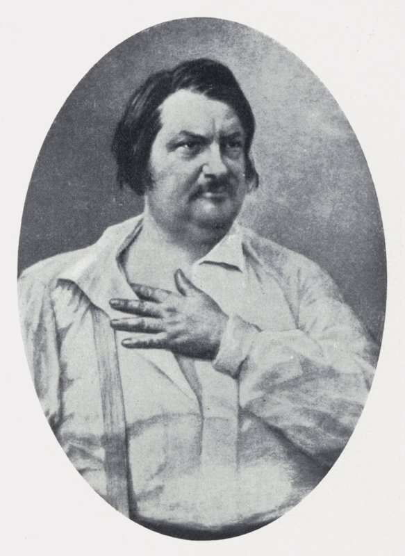 Digteren Honore de Balzac af Nadar