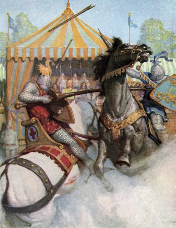 En turnering i kong Arthurs dage af Newell Convers Wyeth