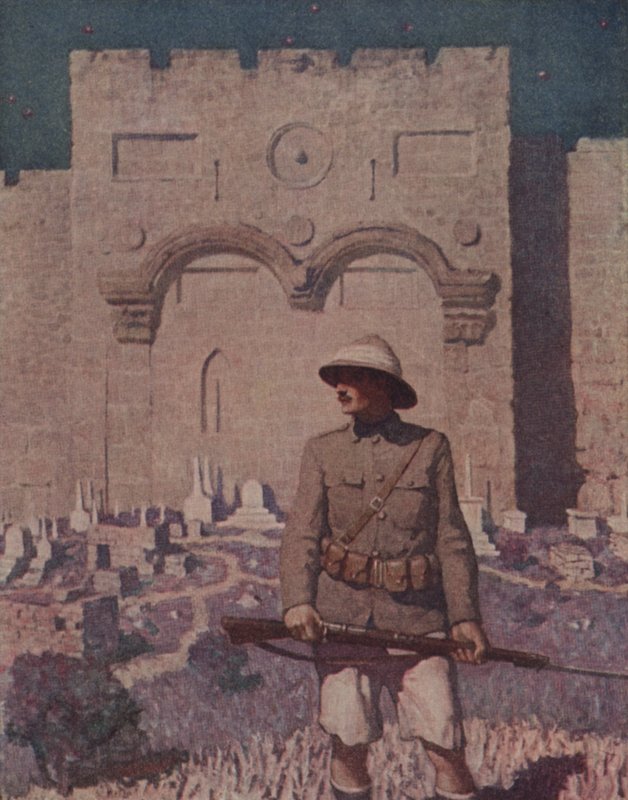 Jerusalems mure af Newell Convers Wyeth