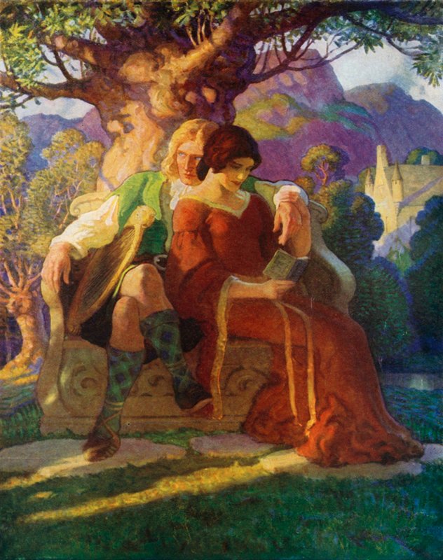 Wallace og Marion af Newell Convers Wyeth
