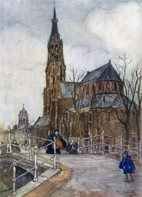Den nye kirke, Delft af Nico Jungman