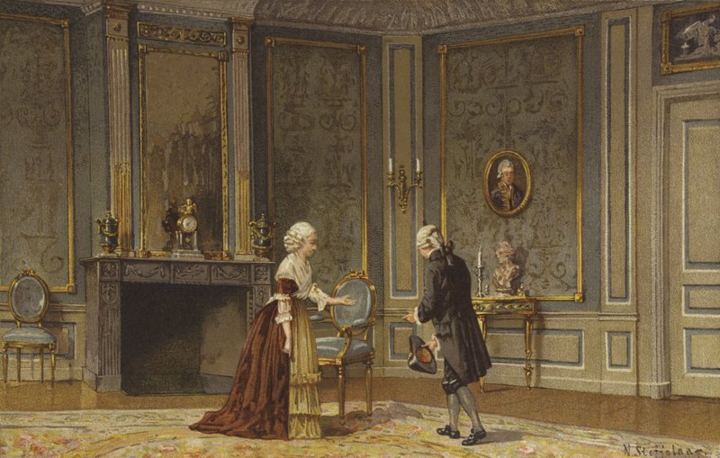 Hollandsk interiør, c1792 af Nico Steffelaar