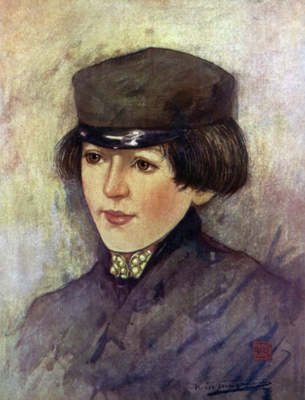 A Boy of Goes (farve litho) af Nico Jungman