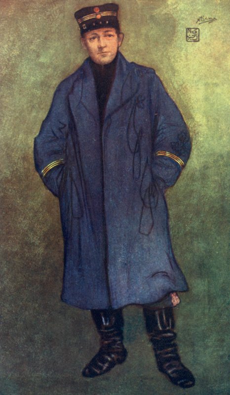 Norge: Norsk kaptajn (farve litho) af Nico Jungman