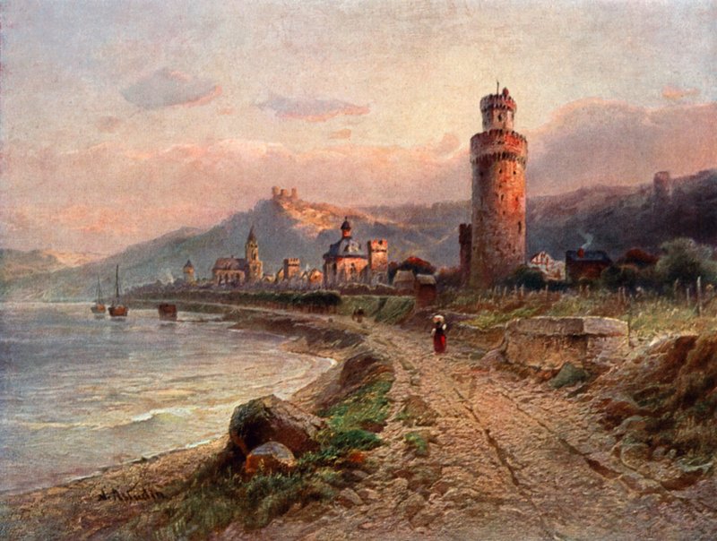 Oberwesel af Nicolai Astudin
