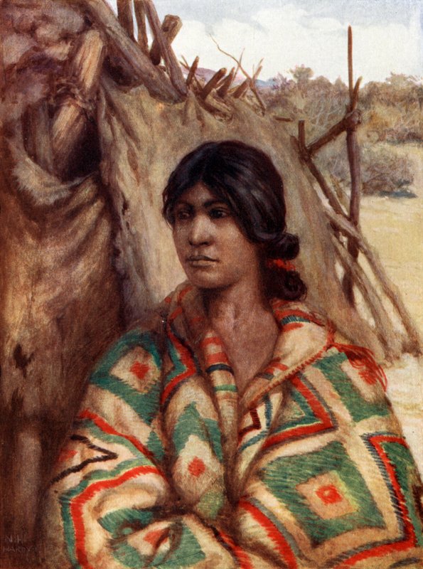En Navajo Indian Squaw af Norman Hardy