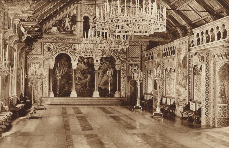 Bavarian Kings Castle Neuschwanstein, Singerhall af Otto Ballerstedt