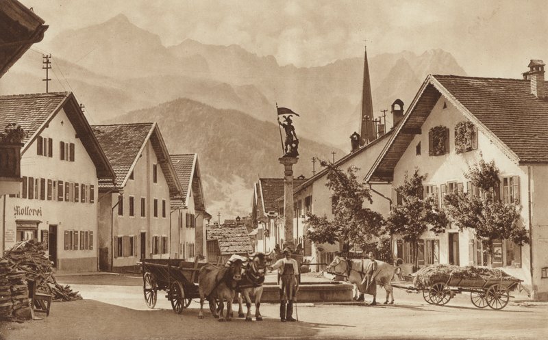 Floriansplace i Partenkirchen af Otto Ballerstedt