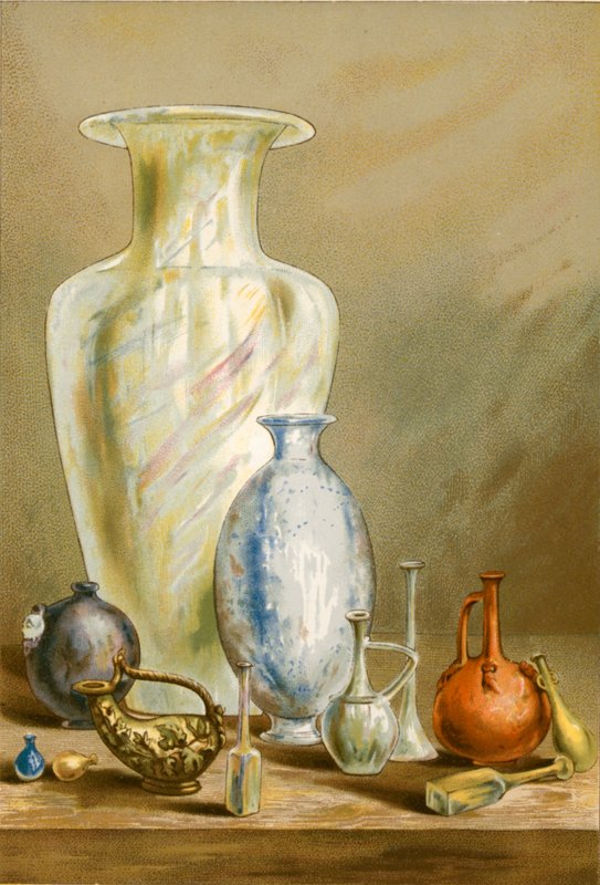 Vaser (glas og keramik) af P. Sellier