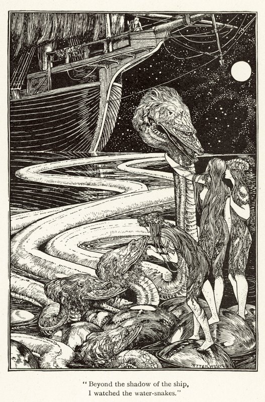 Rime of the Ancient Mariner (gravering) af Patten Wilson