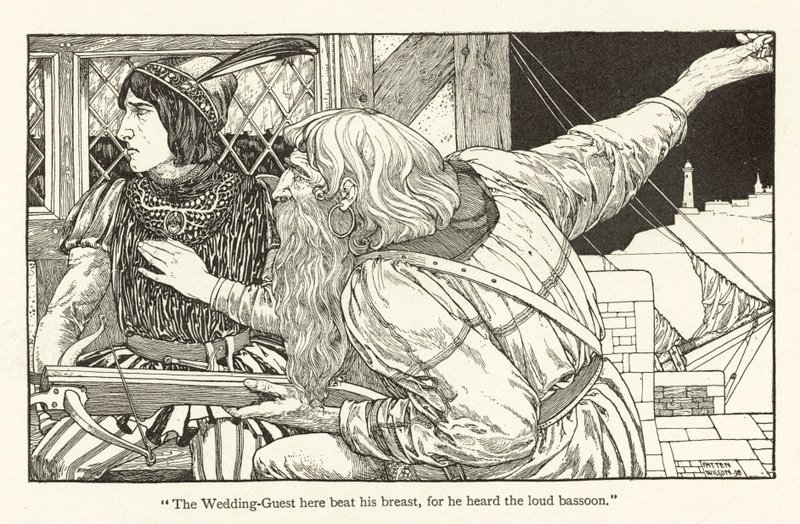 Rime of the Ancient Mariner (gravering) af Patten Wilson