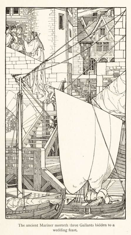 Rime of the Ancient Mariner (gravering) af Patten Wilson