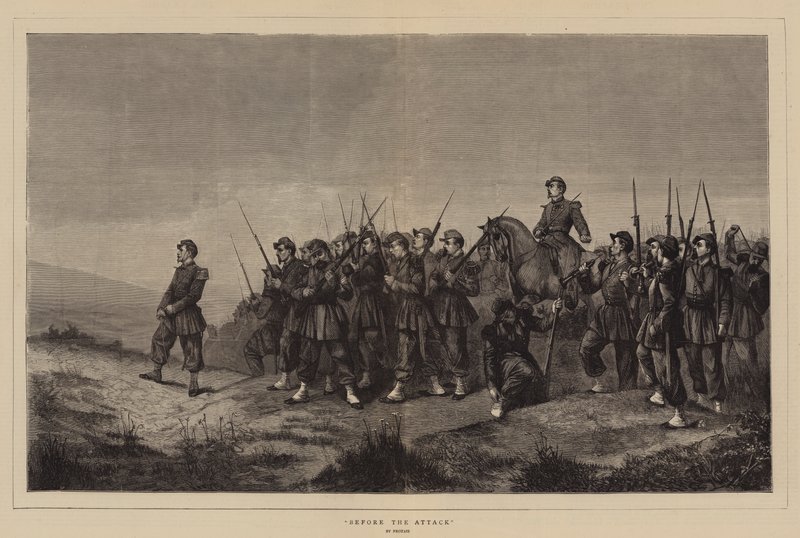 Før angrebet af Paul Alexandre Protais
