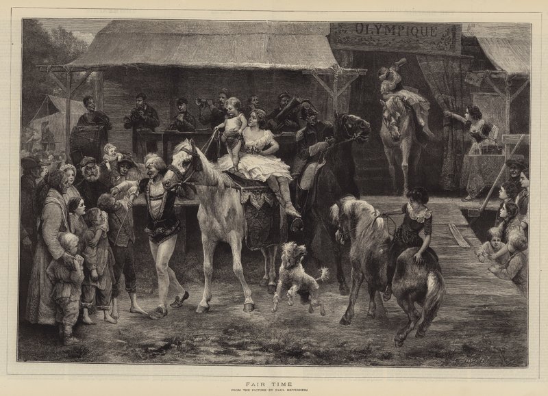 Fair Time af Paul Friedrich Meyerheim