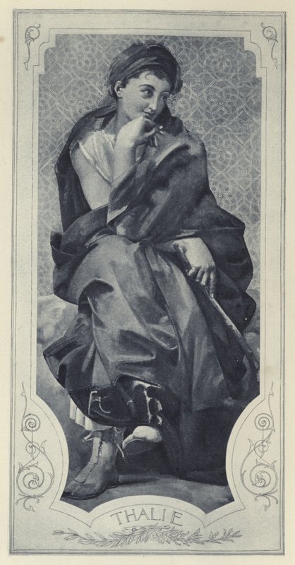 Thalia, Muse of Comedy (fotogravure) af Paul Baudry