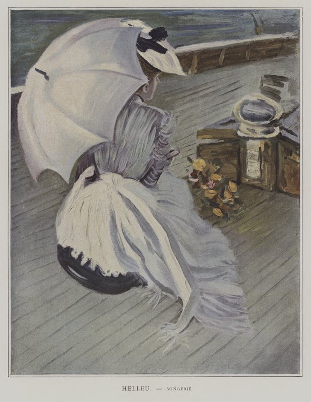 Songerie (drøm) af Paul Cesar Helleu