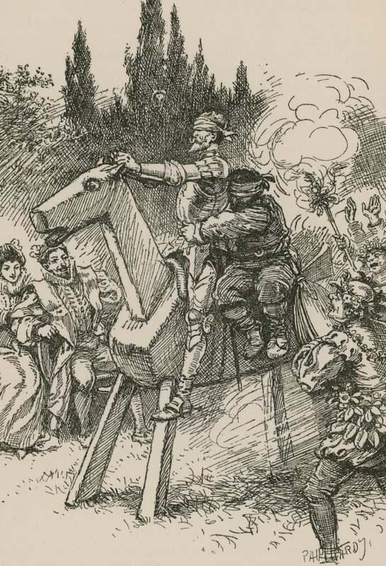Don Quixote... begyndte at dreje stiften af Paul Hardy