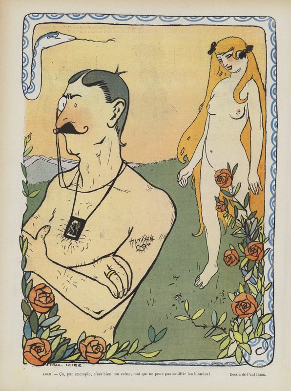 Illustration til magasinet "Le Rire" af Paul Iribe