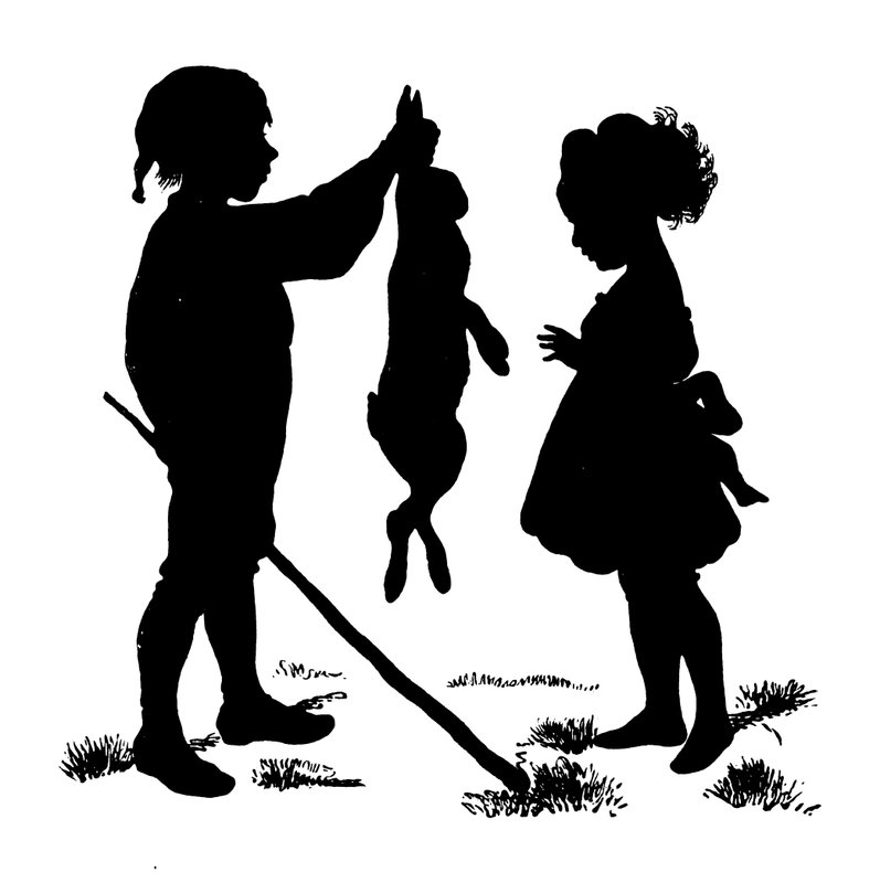 Silhouette af Paul Konewka (litho) af Paul Konewka