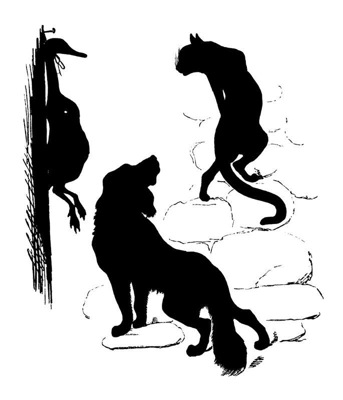 Silhouette af Paul Konewka (litho) af Paul Konewka