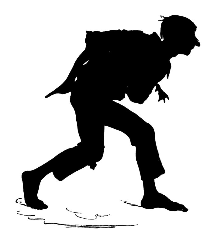 Silhouette af Paul Konewka (litho) af Paul Konewka
