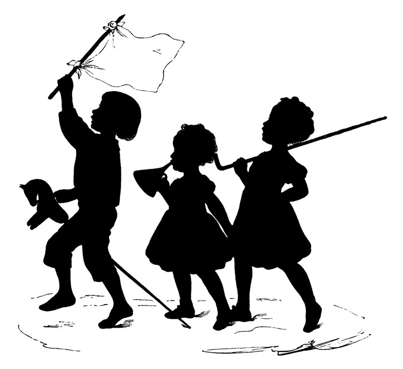 Silhouette af Paul Konewka (litho) af Paul Konewka