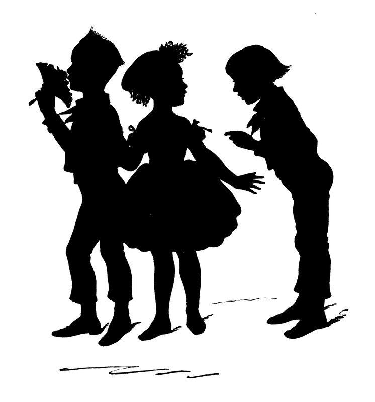 Silhouette af Paul Konewka (litho) af Paul Konewka