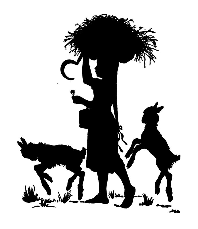 Silhouette af Paul Konewka (litho) af Paul Konewka