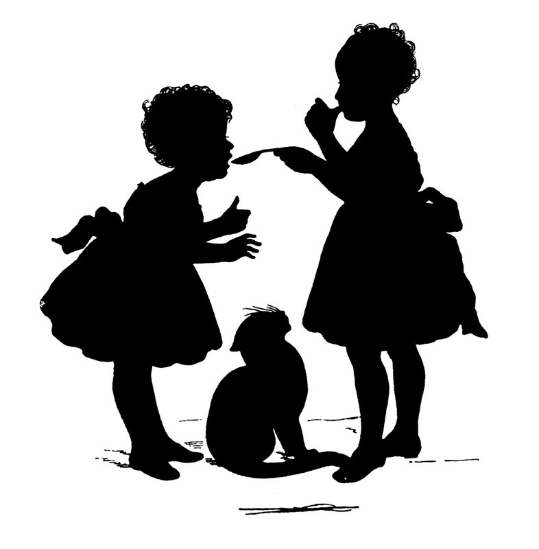 Silhouette af Paul Konewka (litho) af Paul Konewka