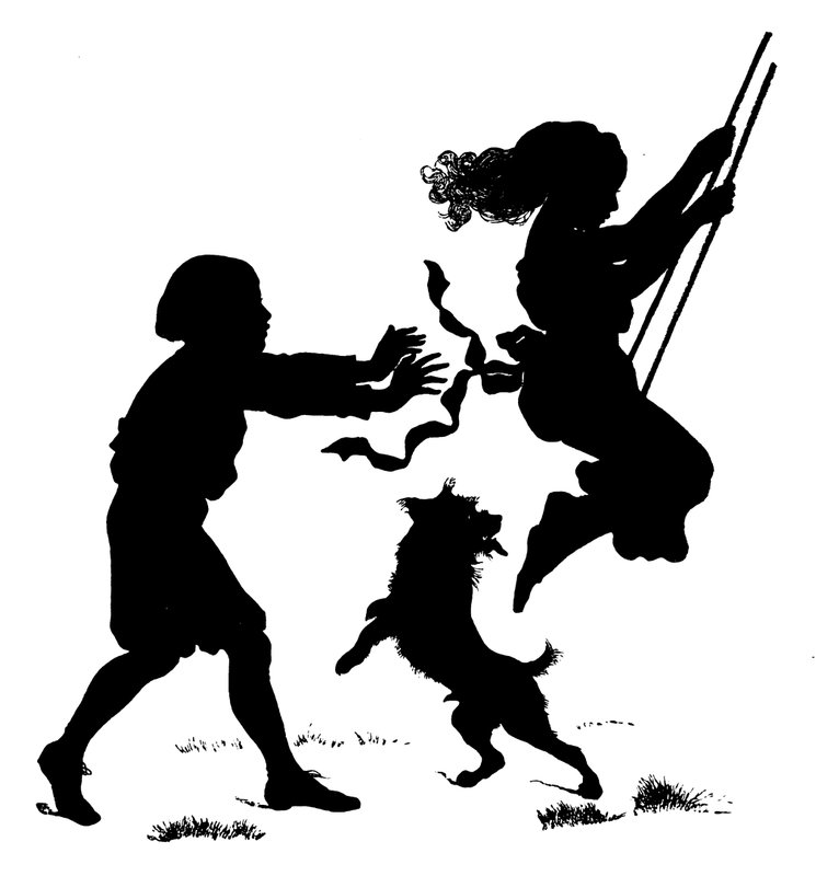 Silhouette af Paul Konewka (litho) af Paul Konewka