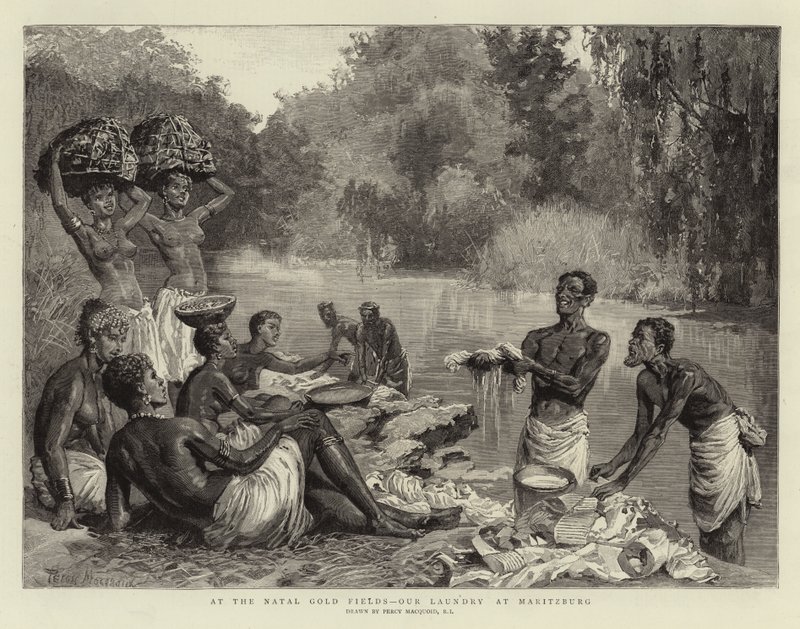 På Natal Gold Fields, vores vaskeri i Maritzburg af Percy Macquoid