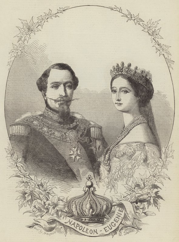 Napoleon og Eugenie af Percy Macquoid