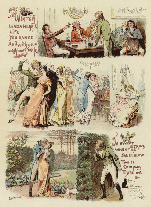 Sportsmandens kalender, 1800 af Percy Macquoid
