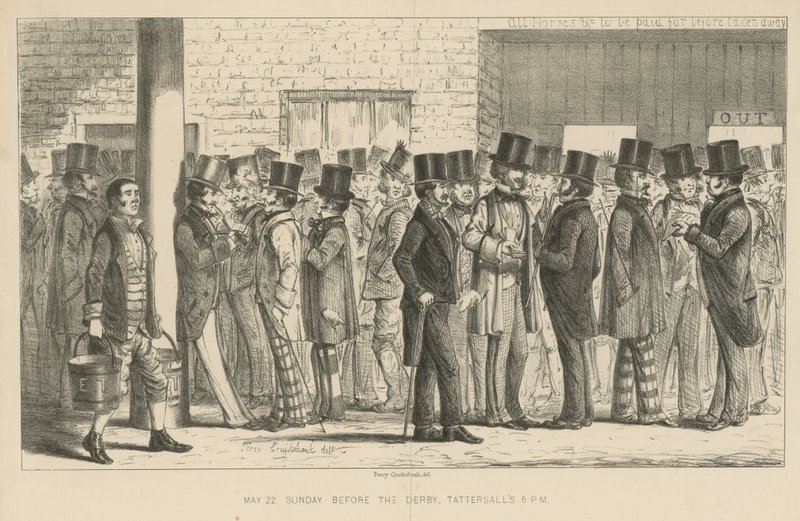 Søndag før Derbyet af Percy Cruikshank