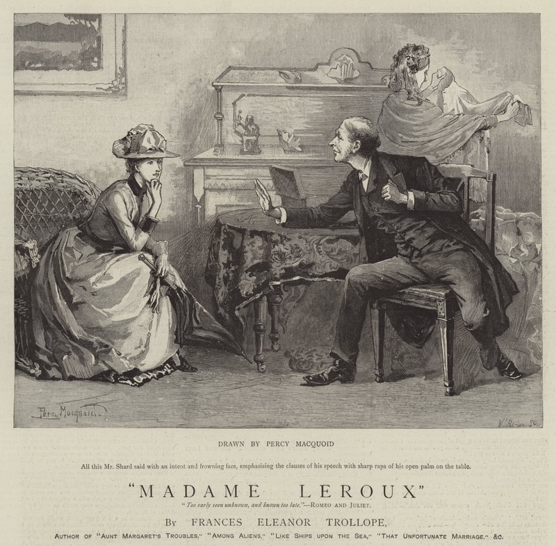 Fru Leroux af Percy Macquoid