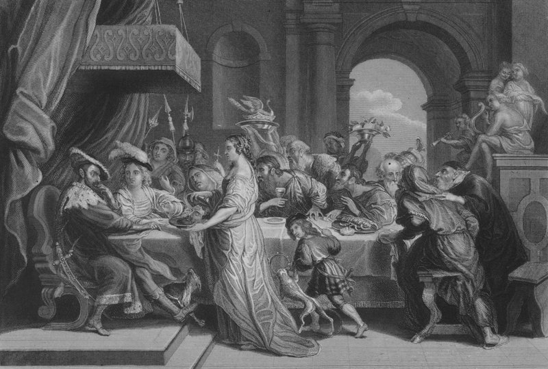 Johannes Døberens Død af Peter Paul after Rubens