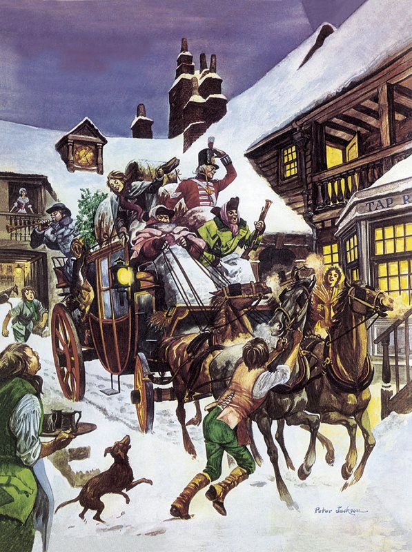 Juledag i det 18. århundrede af Peter Jackson