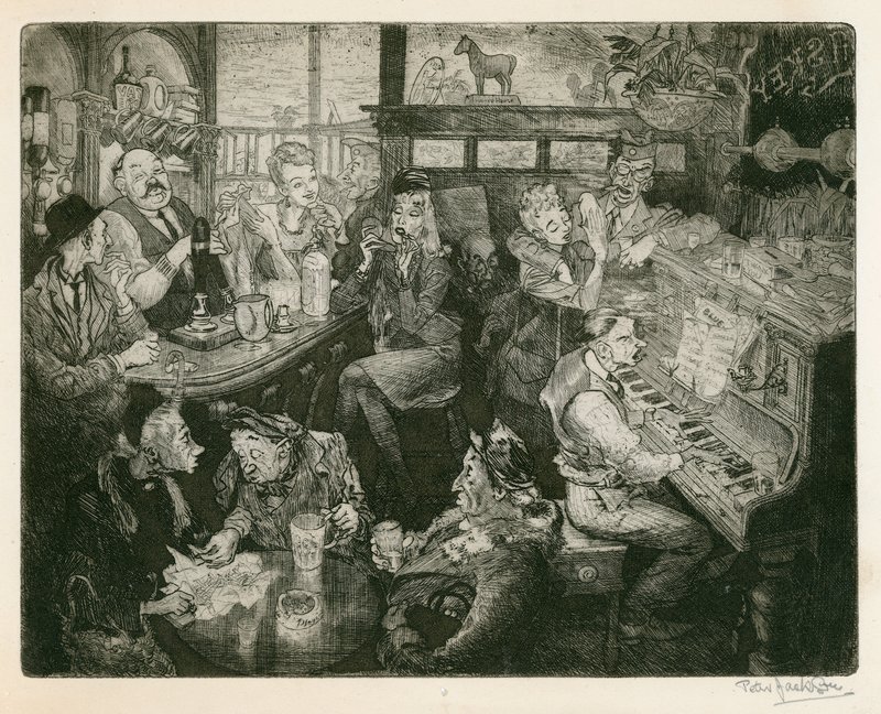 London WW2 pubscene af Peter Jackson