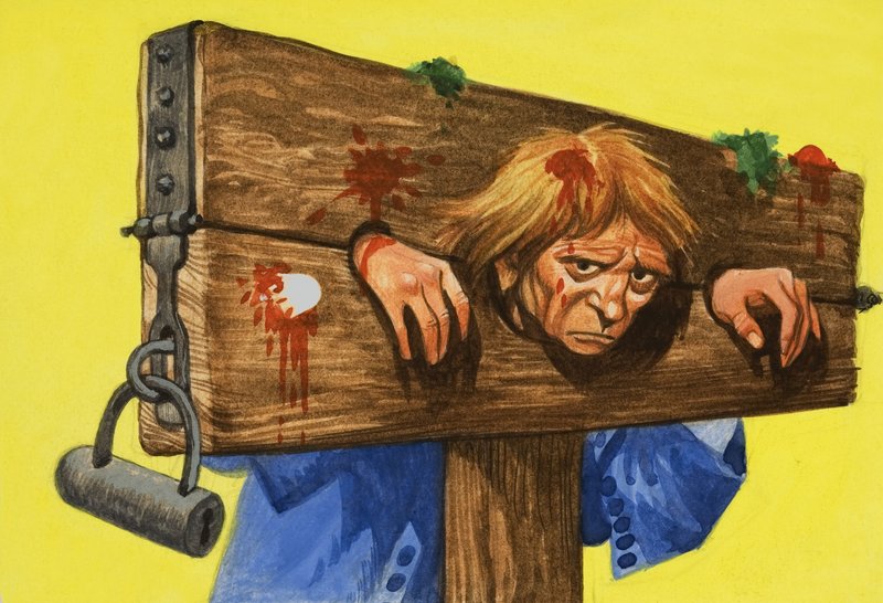 Ingen adgang: Hængelåst i søjlen af Peter Jackson
