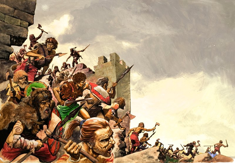 Pict-krigere invaderer Storbritannien af Peter Jackson