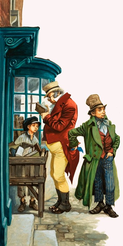The Artful Dodger (gouache på papir) af Peter Jackson