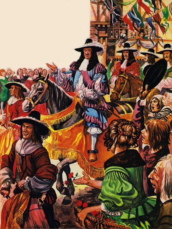 Restaureringen af kong Charles II af Peter Jackson